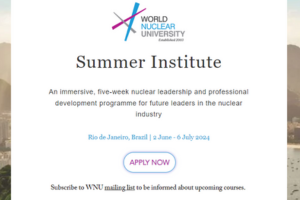 World Nuclear University Summer Institute 2024